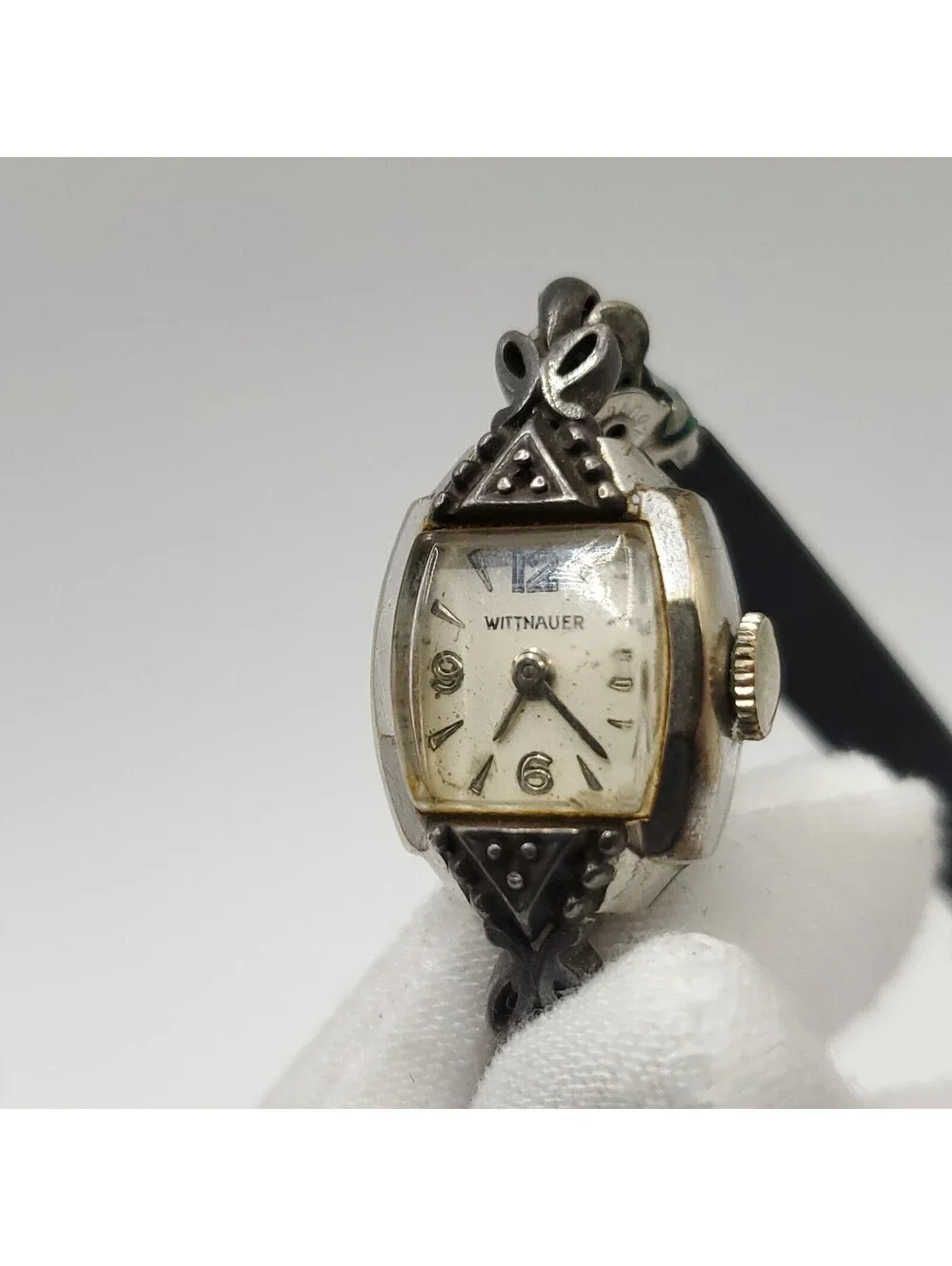 Vintage Wittnauer 10k Gold Filled Bezel Mechanical Womens Watch For Parts